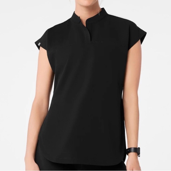 Figs Tops - Elegant Black Women's Top